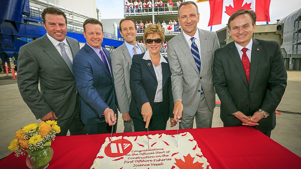 Seaspan's Vancouver Shipyards Celebrates Start of Construction on First NSPS  Vessel