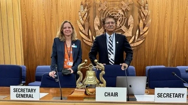 Mario Cordero at IMO