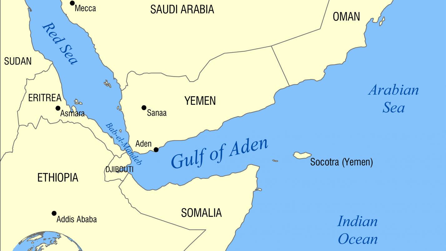 Gulf of Aden map