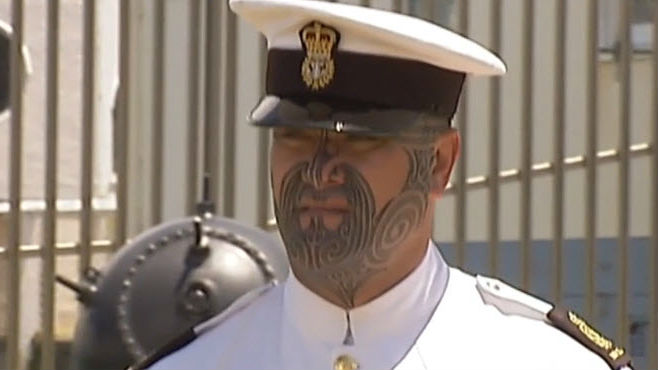 New Zealand Military Approves Full Facial Tattoo For Maori Servicemember Rok Drop