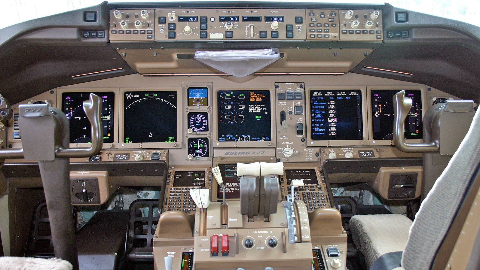 MH370 Cockpit
