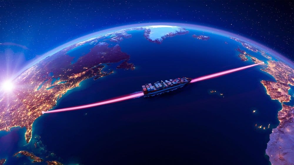 transatlantic route for nuclear powered container shipping