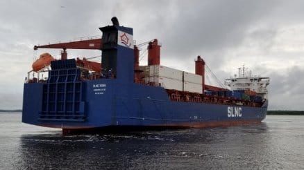 US-flagged cargo ship
