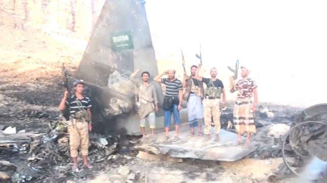 Houthi fighters