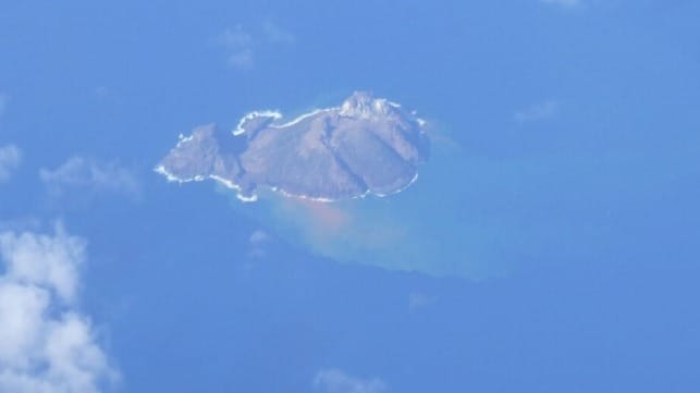South Pacific uninhabited island 