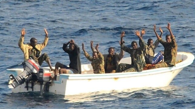 Somali pirates surrender