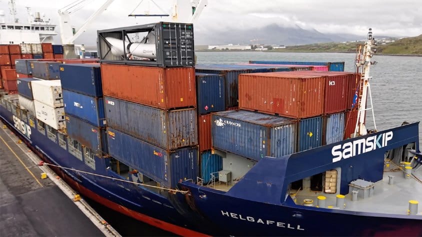 hybrid wind and solar demonstration on containership