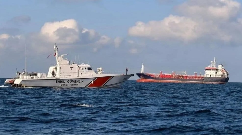 tanker detained by Turkish Coast Guard
