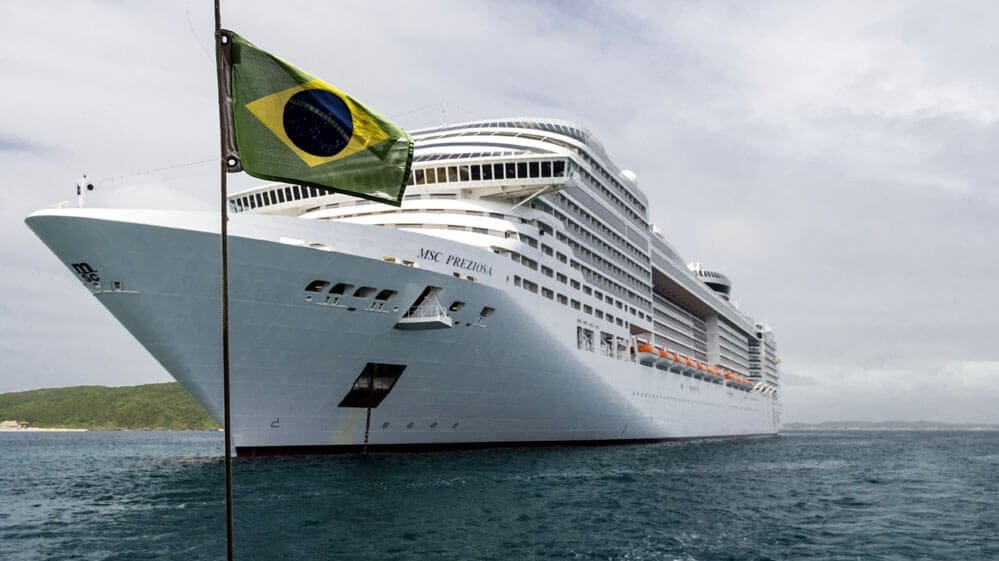 cruise ship in Brazil
