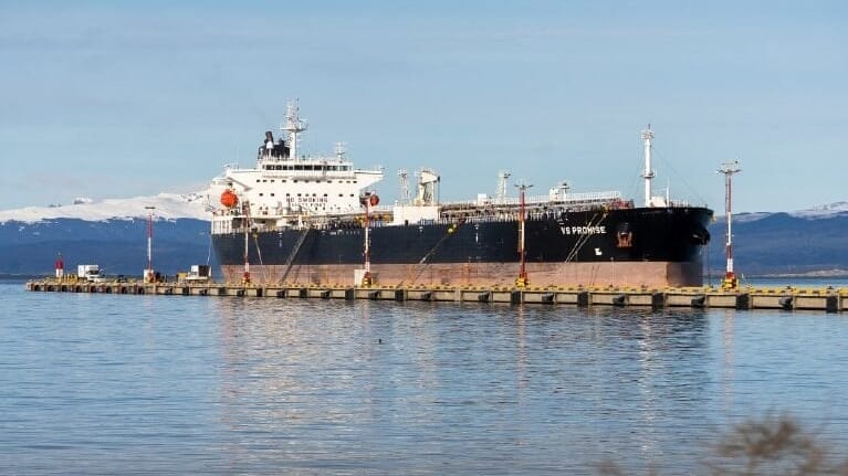 tanker at dock