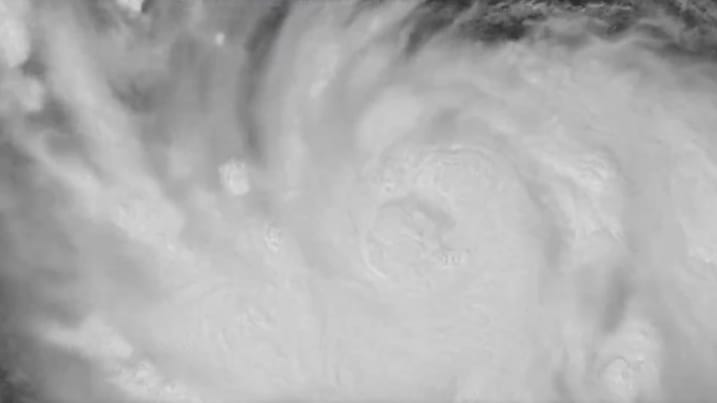 Hurricane Polo at the outset of an extreme rapid intensification cycle, Sept. 21 (NOAA / CIRA)