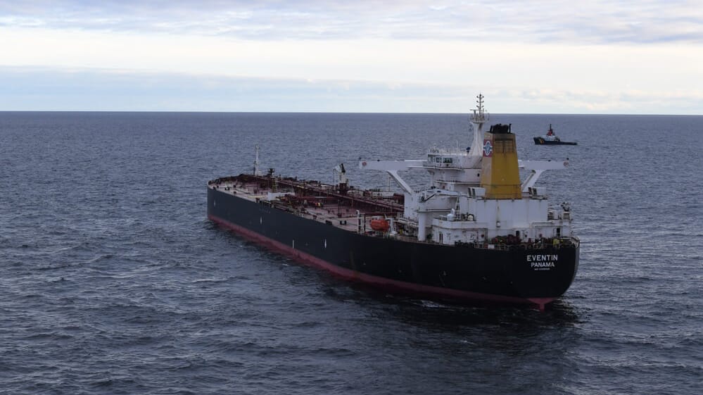 shadow fleet tanker detained in Germany