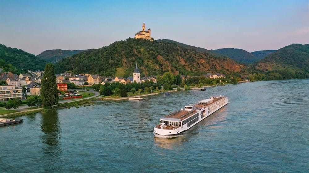 river cruise ship on the Rhine