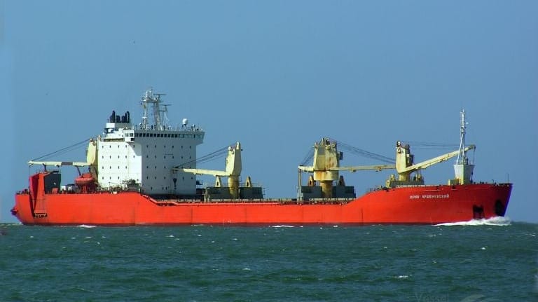 Russian military cargo ship