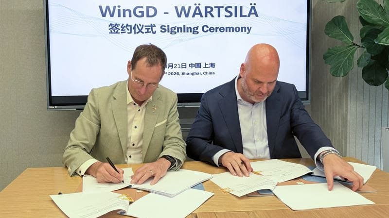 Wärtsilä and WinGD sign new Service Framework Agreement to ensure long-term continuity and support for the global fleet   