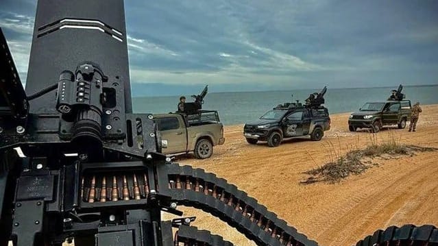 Russian Navy mobile fire groups of the Black Sea Fleet (Russian social media)