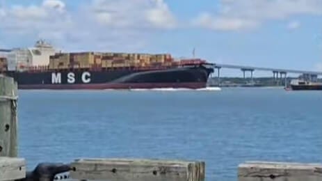 runaway containership