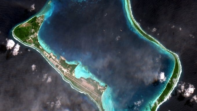 Diego Garcia lagoon