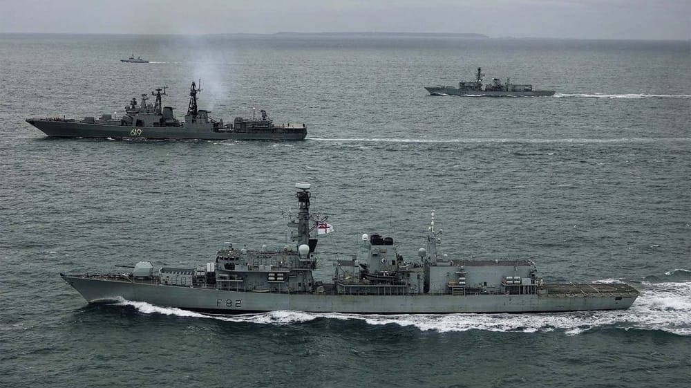 Royal Navy monitoring Russian warships