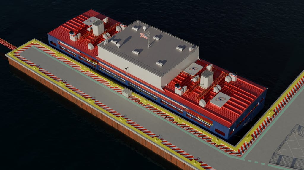ABS power barge
