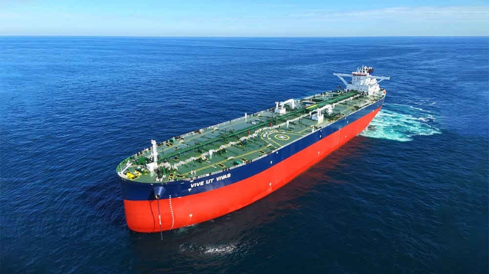 VLCC tanker built in China
