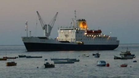 St Helena cargo-passenger ship