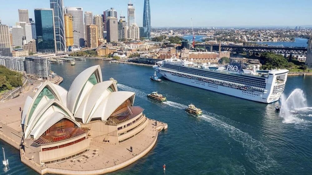 cruise ship in Sydney Australia