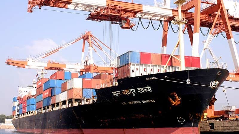 Indian-flagged containership
