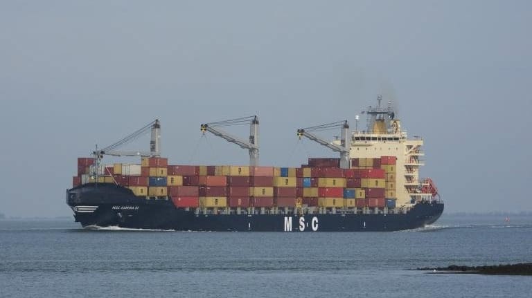 MSC containership
