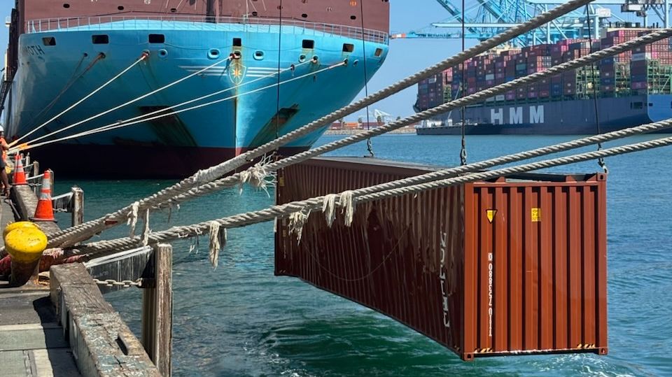 Salvors retrieved one floating container Monday and two sunken containers over the next 24 hours (USCG)