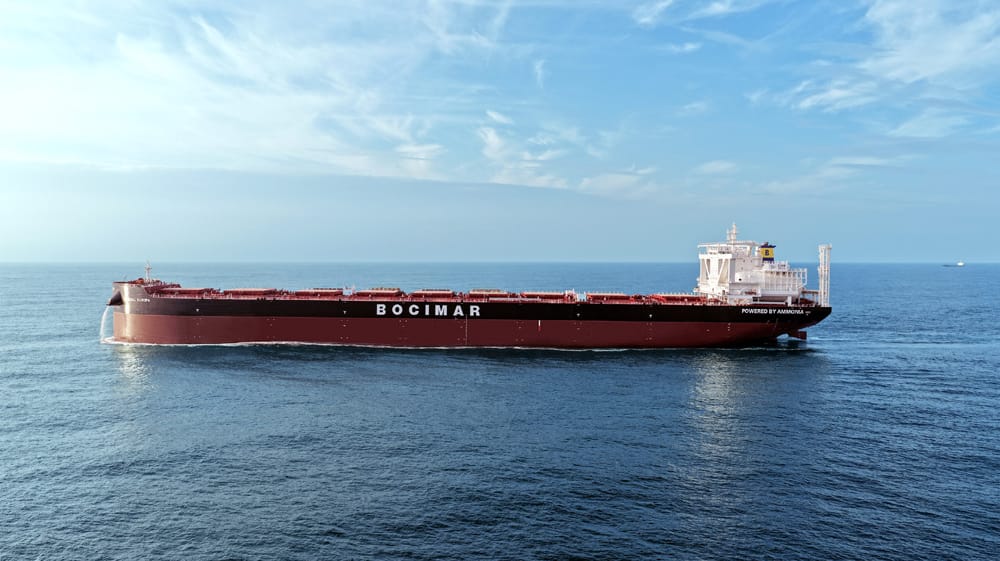 ammonia-fueled dry bulk carrier