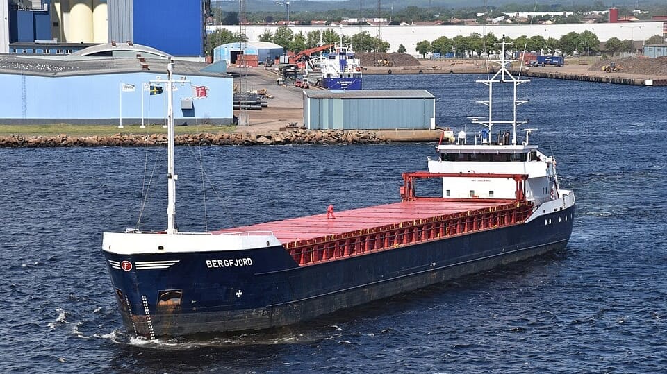 small cargo ship