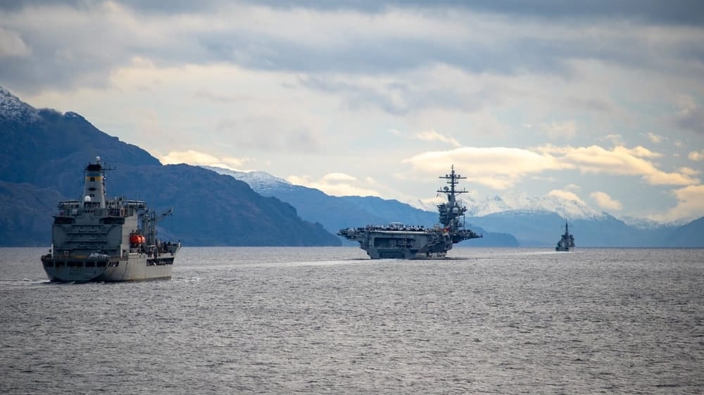 USN in Strait of Magellan