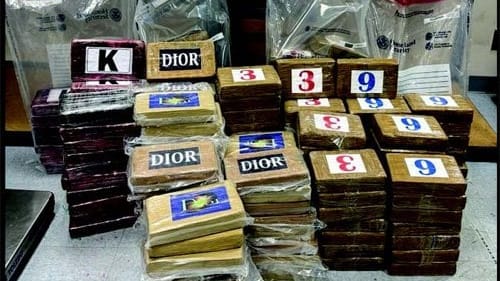 cocaine seized from tanker