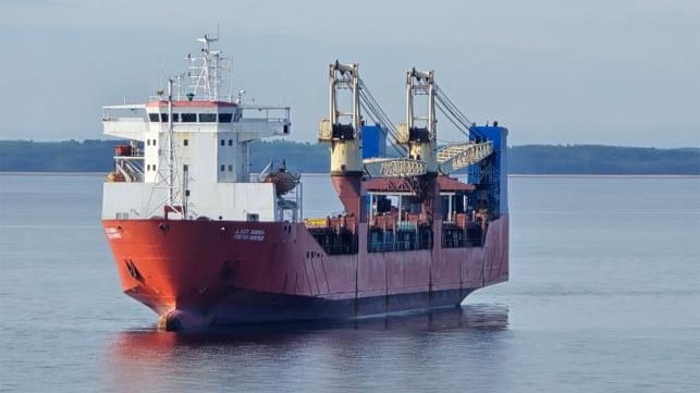 Russian cargo ship