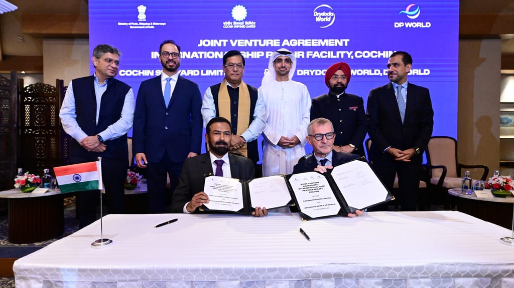 Drydocks World And Cochin Shipyard Form Joint Venture To Strengthen India’s Ship Repair Industry