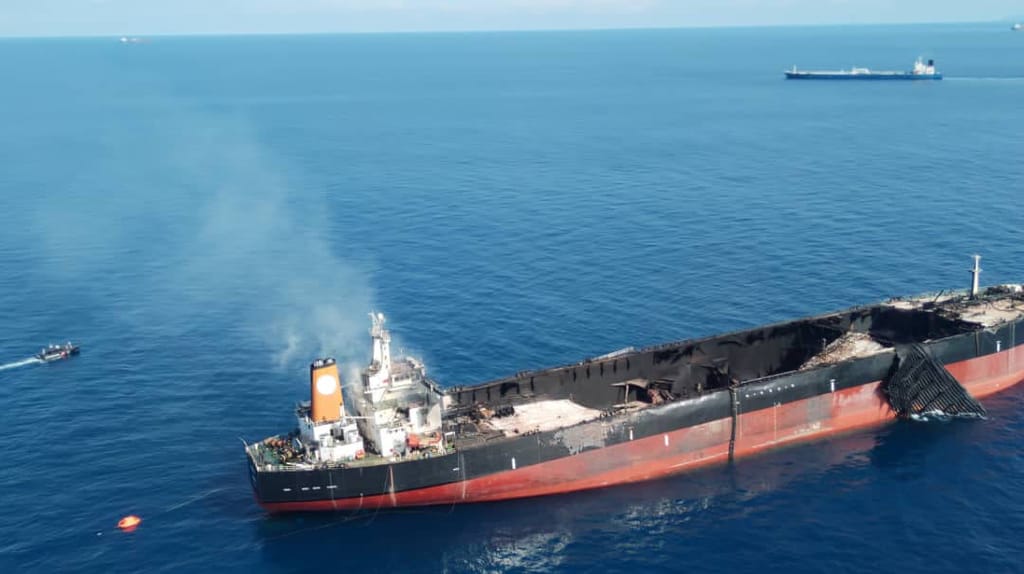 Treasury would like to put an end to the financial networks that enable Iran's oil shipping network, which relies on aging vessels like the Pablo, above (MMEA file image)