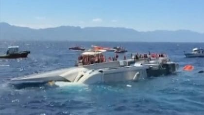 capsized ferry