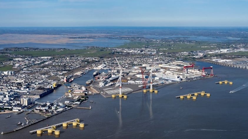 Nantes Saint-Nazaire Port France