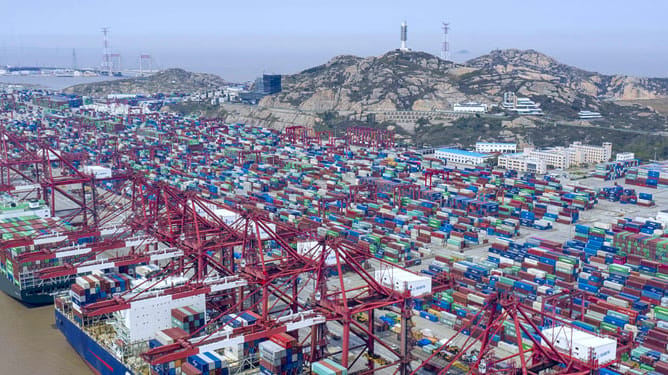 Shanghai container port