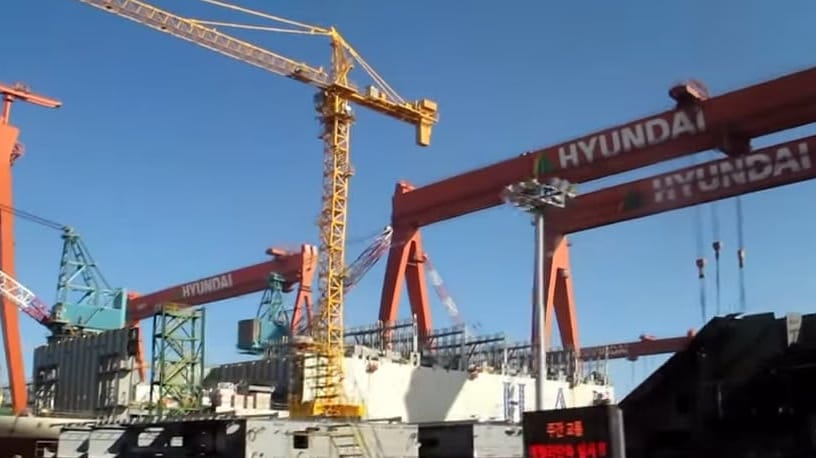 HD Hyundai shipyard