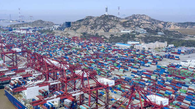 Shanghai container port