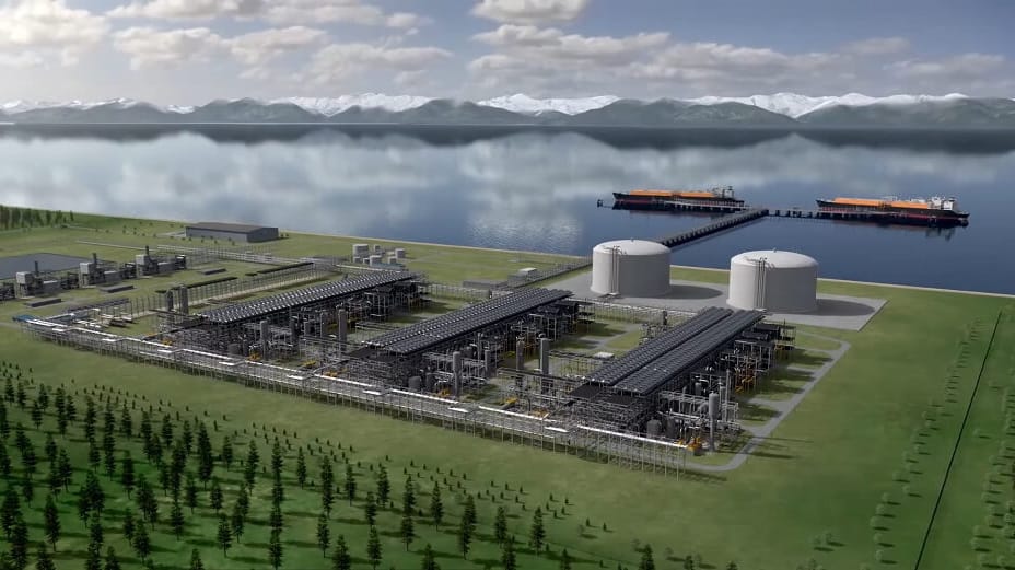 The proposed Alaska LNG liquefaction plant on Cook Inlet (Alaska LNG)