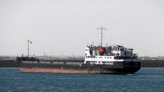 Caspian Sea cargo ship