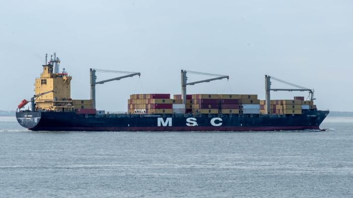 MSC containership