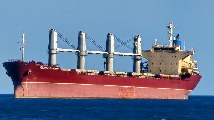 Russian ship accused of transporting stolen grain from Crimea