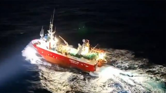 medical evacuation from fishing vessel