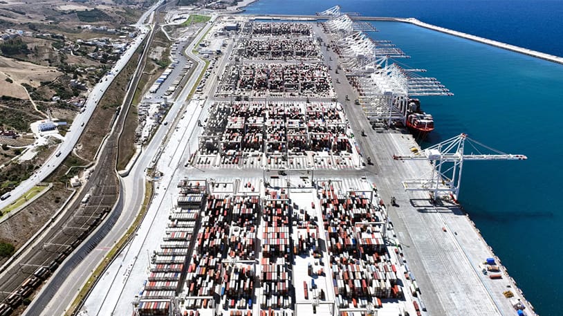 Morocco Tangier Med terminal