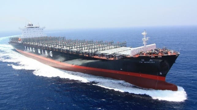 The YM Mobility will be one of the latest Yang Ming vessels to be retrofitted with the Wärtsilä FPP and EnergoProFin solutions. © Yang Ming Lines