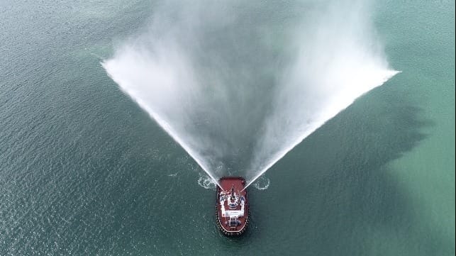 Damen Shipyards Group has delivered an ASD Tug 2813 to Con.Tug in Italy. The vessel, named Gioia Star, will operate in Gioia Tauro, one of the most important transhipment ports in the Mediterranean.